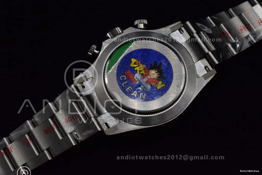 SS Daytona Dial And 728 MoistureWicking 116500 V3 Bracelet Black Case Clean 904L 0125